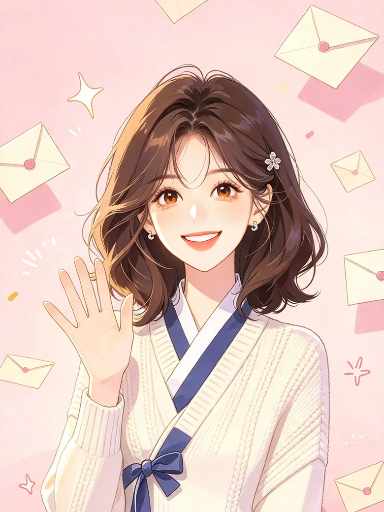 재연당 우체국 편지지기 소담