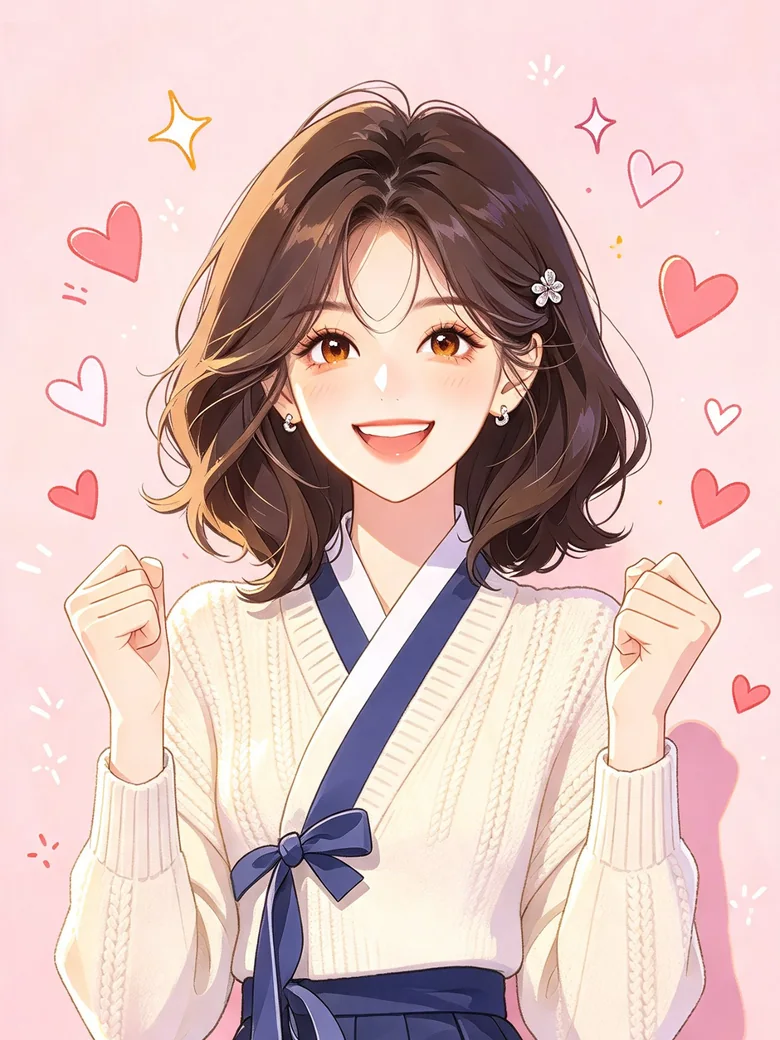 밝게 웃는 소담